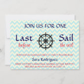 Laatste Sail voor de uitnodiging van Veil Bachelor (Voorkant)