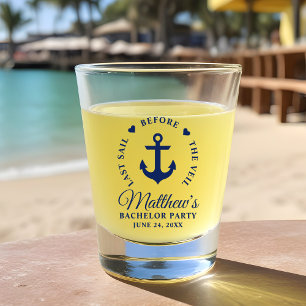 Laatste Sail voor de Veil Bachelor Party Shot Glas