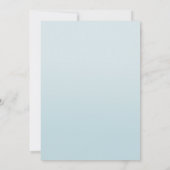 Laatste Sail voor de Veil Bachelorette in Sky Blue Kaart (Achterkant)