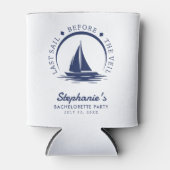 Laatste Sail voor de Veil Bachelorette Party Blikjeskoeler (Voorkant)