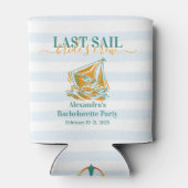 Laatste Sail voor de Veil Bachelorette Party Blikjeskoeler (Achterkant)