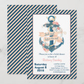 Laatste Sail voor de Veil, Bachelorette Party Kaart (Voorkant / Achterkant)