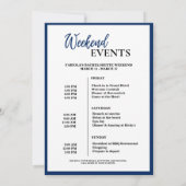 Laatste Sail voor de Veil Bachelorette Party Kaart (Achterkant)