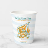 Laatste Sail voor de Veil Bachelorette Party Papieren Bekers (Voorkant)