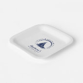 Laatste Sail voor de Veil Bachelorette Party Papieren Bordje (Gebogen)