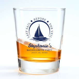 Laatste Sail voor de Veil Bachelorette Party Shot Glas