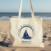 Laatste Sail voor de Veil Bachelorette Party Tote Bag