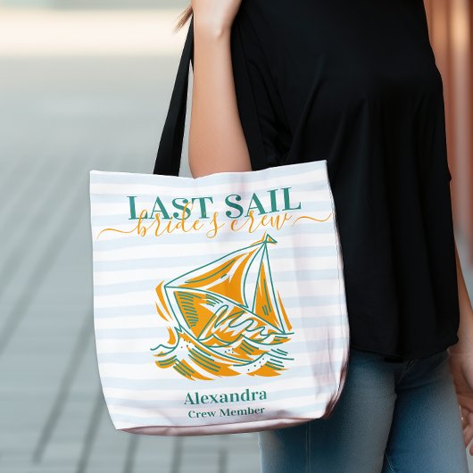 Laatste Sail voor de Veil Bachelorette Party Tote Bag