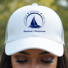 Laatste Sail voor de Veil Bachelorette Party Trucker Pet