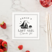 Laatste Sail voor de Veil Nautical Bachelorette Servet (Insitu)