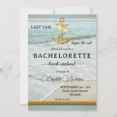 Laatste Sail voor de Veil QR Bachelorette Weekend Kaart (Voorkant)