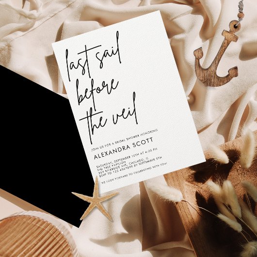 Laatste Sail voor het Veil Nautical Vrijgezellenfe Kaart