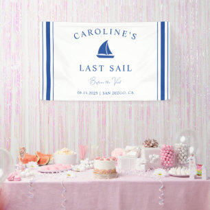 Laatste Sail voor Veil Bachelorette Weekend Party Spandoek