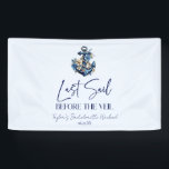 Laatste Sail voor Veil Bachelorette Weekend Party Spandoek<br><div class="desc">Dit is een laatste zeil voor de Veil Bachelorette Weekend Party Banner!</div>