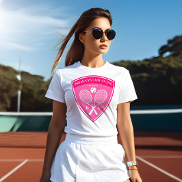 Laatste schommel country clubs tennis Bachelorette T-shirt