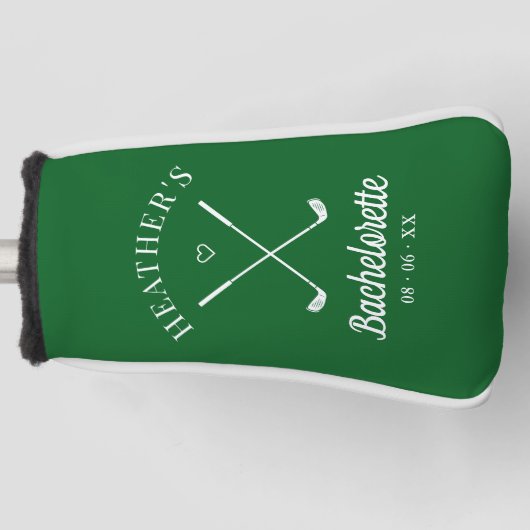 Laatste schommel Golf Bachelorette Golfheadcover (Voorkant)