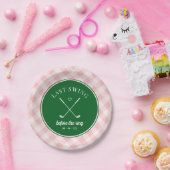 Laatste schommel Golf Bachelorette Papieren Bordje (Feest)