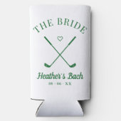 Laatste schommel Golf Bachelorette Seltzer Blikjeskoeler (Achterkant)