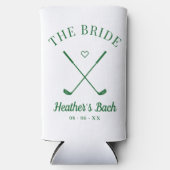 Laatste schommel Golf Bachelorette Seltzer Blikjeskoeler (Voorkant)