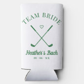 Laatste schommel Golf Bachelorette Seltzer Blikjeskoeler (Achterkant)