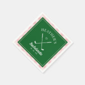 Laatste schommel Golf Bachelorette Servet (Hoek)