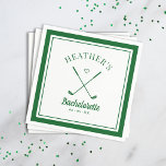Laatste schommel Golf Bachelorette Servet<br><div class="desc">Schattige golfthema Bachfeest! Onderdeel van een heel collectie!</div>