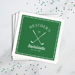 Laatste schommel Golf Bachelorette Servet<br><div class="desc">Schattige golfthema Bachfeest! Onderdeel van een heel collectie!</div>