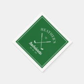 Laatste schommel Golf Bachelorette Servet (Hoek)