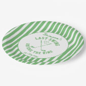 Laatste schommel golf country club Bachelorette we Papieren Bordje (Gekanteld)