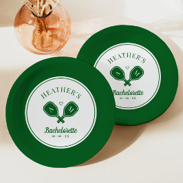 Laatste schommel Pickleball Bachelorette Papieren Bordje