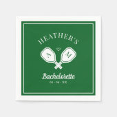 Laatste schommel Pickleball Bachelorette Servet (Voorkant)