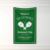 Laatste schommel Pickleball Bachelorette Spandoek