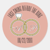 Laatste schommel voor de Ring Bachelorette Dusty R Ronde Sticker (Voorkant)