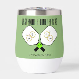 Laatste schommel Voor de Ring Bruiloft Pickleball 