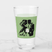 Laatste schommel Voor de Ring Bruiloft Pickleball  Glas (Achterkant)