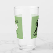 Laatste schommel Voor de Ring Bruiloft Pickleball Glas (Links)