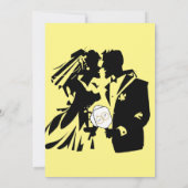 Laatste schommel voor de Ring Bruiloft Pickleball  Kaart (Achterkant)