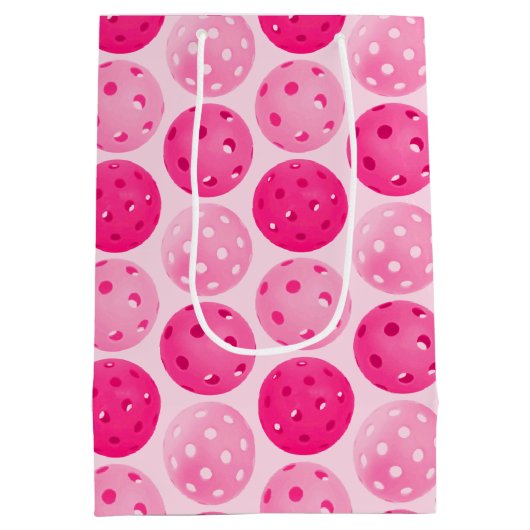 Laatste schommel Voor de Ring Bruiloft Pickleball Medium Cadeauzakje (Achterkant)