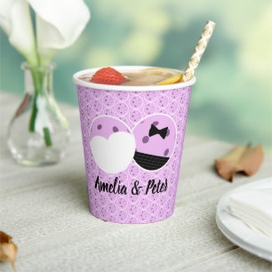 Laatste schommel Voor de Ring Bruiloft Pickleball Papieren Bekers