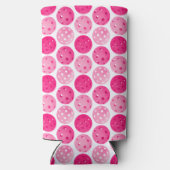 Laatste schommel Voor de Ring Bruiloft Pickleball  Seltzer Blikjeskoeler (Achterkant)