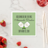 Laatste schommel Voor de Ring Bruiloft Pickleball Servet (Insitu)