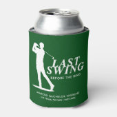 Laatste schommel voor de Ring Golf Bachelor Blikjeskoeler (Blikje Voorkant)