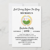 Laatste schommel voor de ring | Golf vrijgezellenf Kaart (Voorkant)