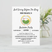 Laatste schommel voor de ring | Golf vrijgezellenf Kaart (Staand voorkant)