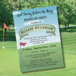 Laatste schommel voor de ring kaart