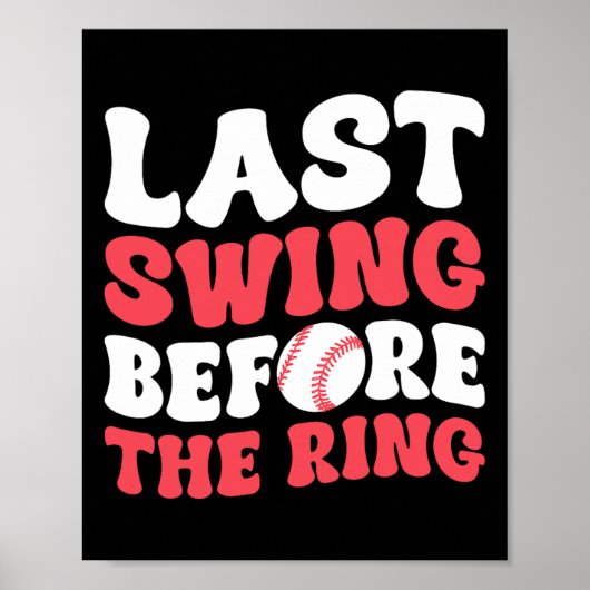 Laatste schommel voor de ring poster (Voorkant)