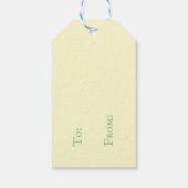 Laatste schommel Voor De Ring Sage & Cream Pickleb Cadeaulabel (Achterkant)