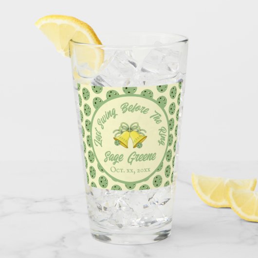 Laatste schommel Voor De Ring Sage & Cream Pickleb Glas (Voorkant ijs)