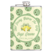 Laatste schommel Voor De Ring Sage & Cream Pickleb Heupfles (Voorkant)