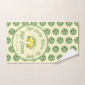 Laatste schommel voor de Ring Sage en Cream bruilo Handdoek (Handdoek)